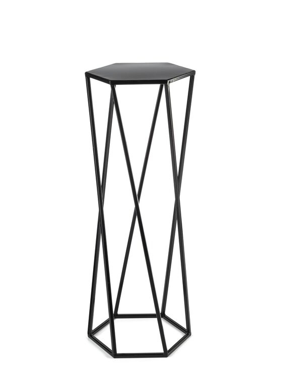 MIAhome MIAhome Kwietnik ośmiokątny 70 cm OTTAGONO I Czarny