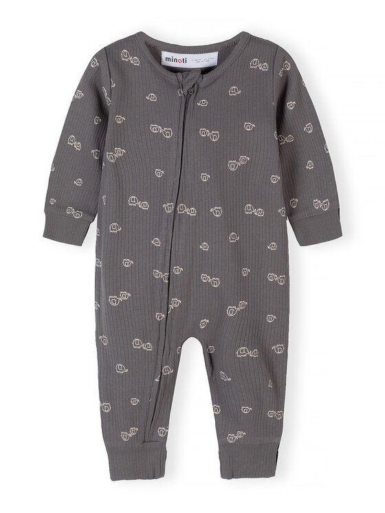 minoti minoti Pajac NOSBABYRIB1 Écru Regular Fit
