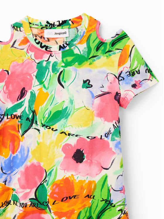 Desigual Desigual Každodenní šaty 23SGVK14 Barevná Regular Fit