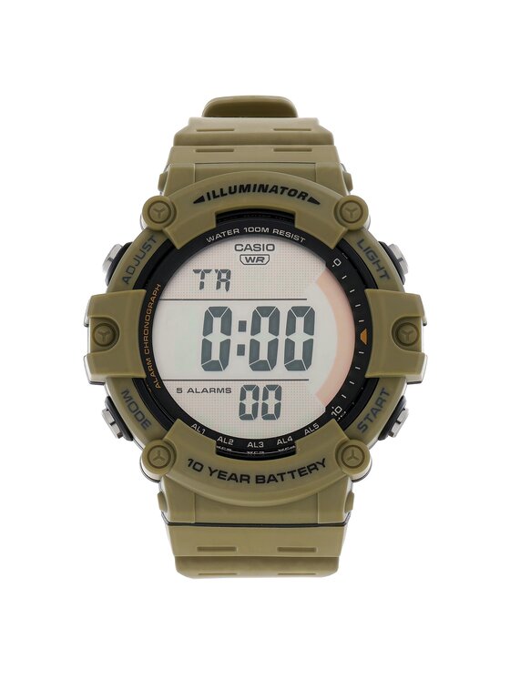 Casio Casio Zegarek AE-1500WH-5AVEF Zielony