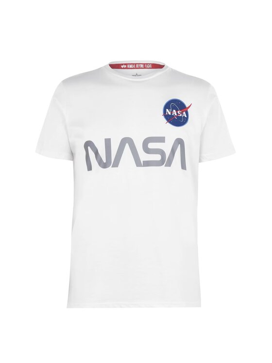 Alpha Industries Alpha Industries T-Shirt AI.178501-09-3XL Biały Basic Fit