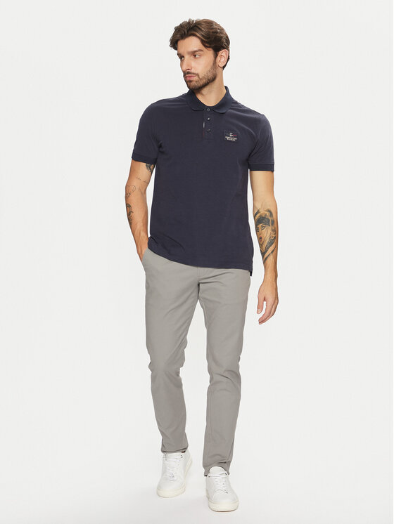 Aeronautica Militare Aeronautica Militare Polo särk 242PO1830J662 Tumesinine Regular Fit