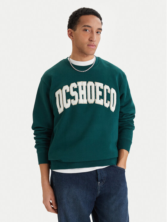 DC Shoes DC Shoes Pulóver Varsity EDYFT03547 Zöld Regular Fit