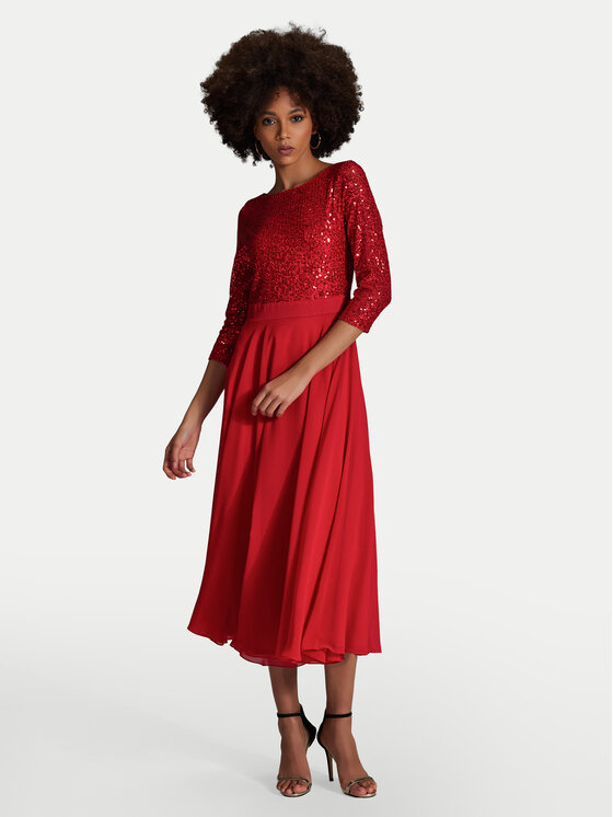 Swing Swing Coctailkleid 5AH21600 Rot Regular Fit