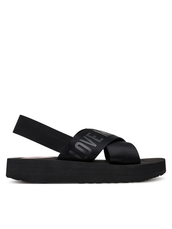 LOVE MOSCHINO LOVE MOSCHINO Szandál JA16214G0MIX4000 Fekete