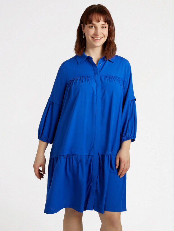 Fiorella Rubino Fiorella Rubino Vestito da giorno 7580T001607N024 Turchese A-Line Fit