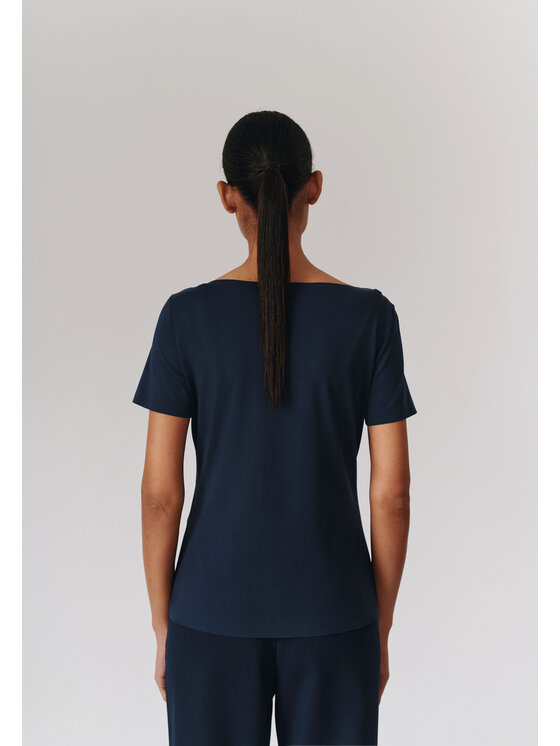 TATUUM TATUUM Bluzka MIKAJA Granatowy Classic Fit