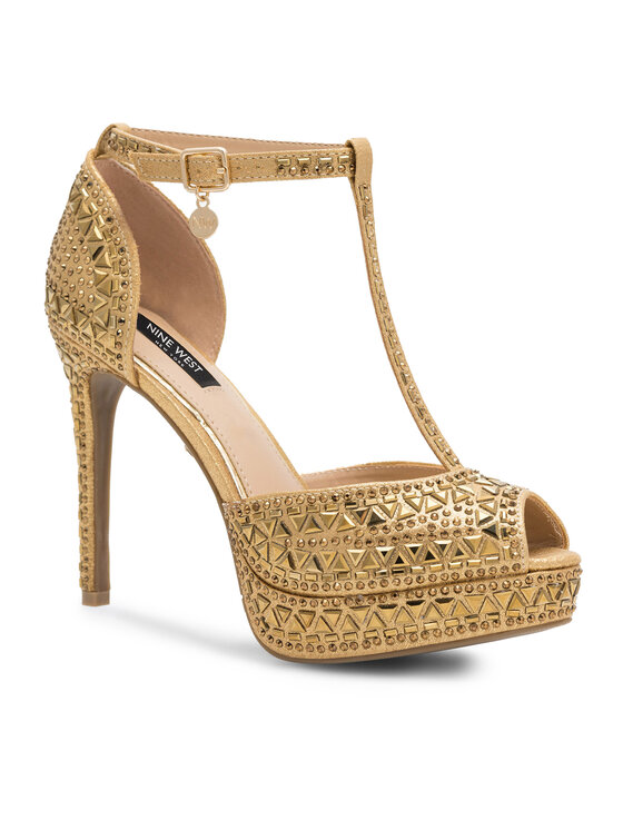 Nine West Nine West Sandále NISA SY015-1NW Zlatá