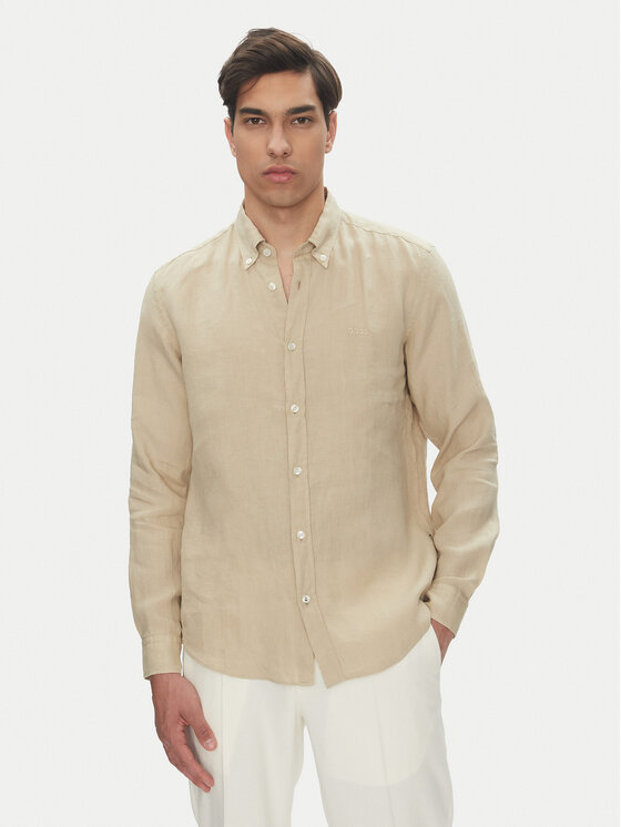 BOSS BOSS Ing H-Roan-Bd-E-C1 50520283 Bézs Slim Fit
