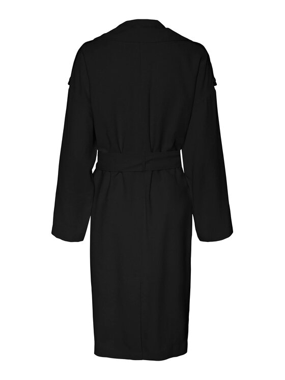 Vero Moda Vero Moda Tenchcoat Bella 10252979 Schwarz Relaxed Fit