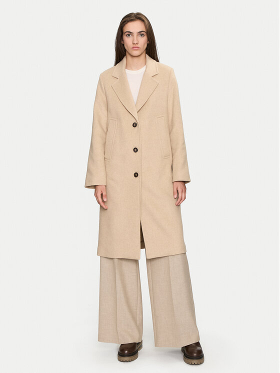 Marc O'Polo Marc O'Polo Wollmantel 408 0294 71265 Beige Regular Fit