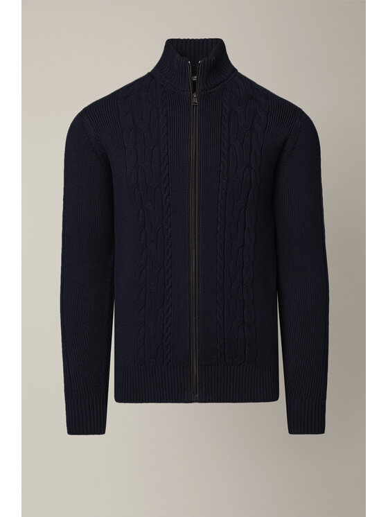 Lancerto Lancerto Sweter Jorund SW073226000079 Granatowy Regular Fit