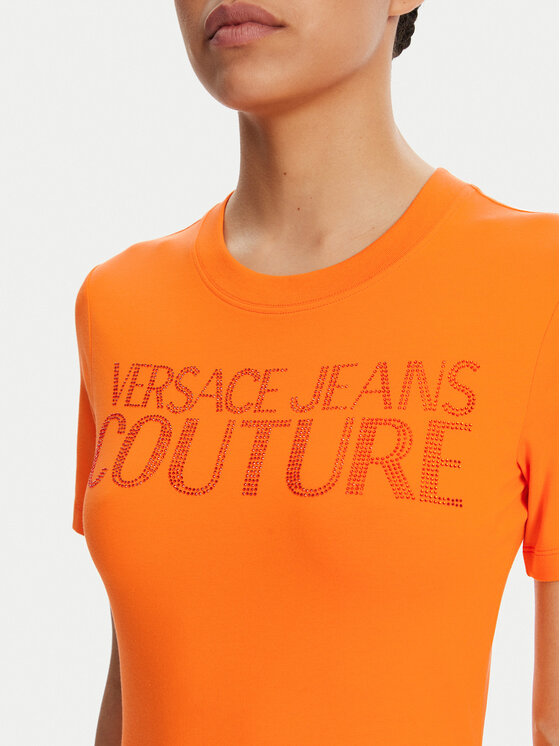 Versace Jeans Couture Versace Jeans Couture Hétköznapi ruha 78HAOS04 Narancssárga Slim Fit