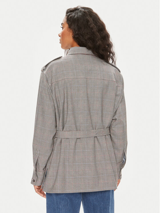 Tommy Hilfiger Tommy Hilfiger Demisezoninė striukė WW0WW43316 Pilka Regular Fit