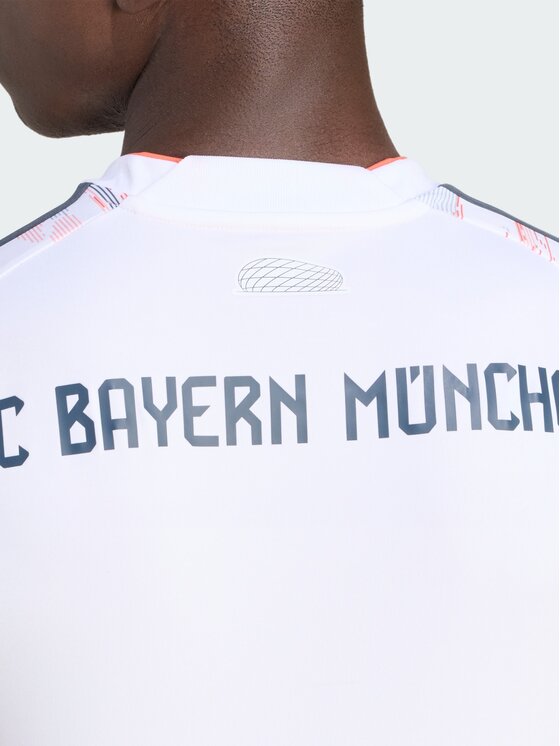 adidas adidas Koszulka techniczna FC Bayern 25/26 Away Jersey Biały Slim Fit