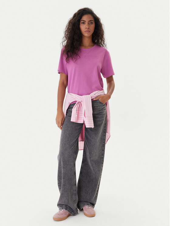 Kappa Kappa Majica Frega 351M1KW Vijolična Regular Fit