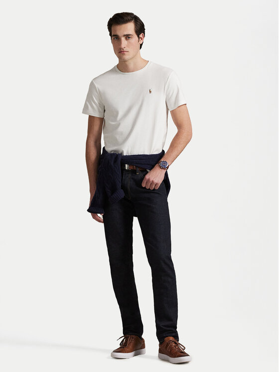 Polo Ralph Lauren Polo Ralph Lauren T-krekls 710740727 Balts Slim Fit