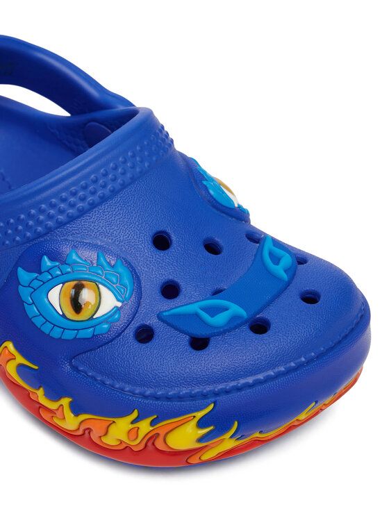 Crocs Crocs Pantoletten Toddler Classic IAM Dragon Lights Clog 212510 Blau