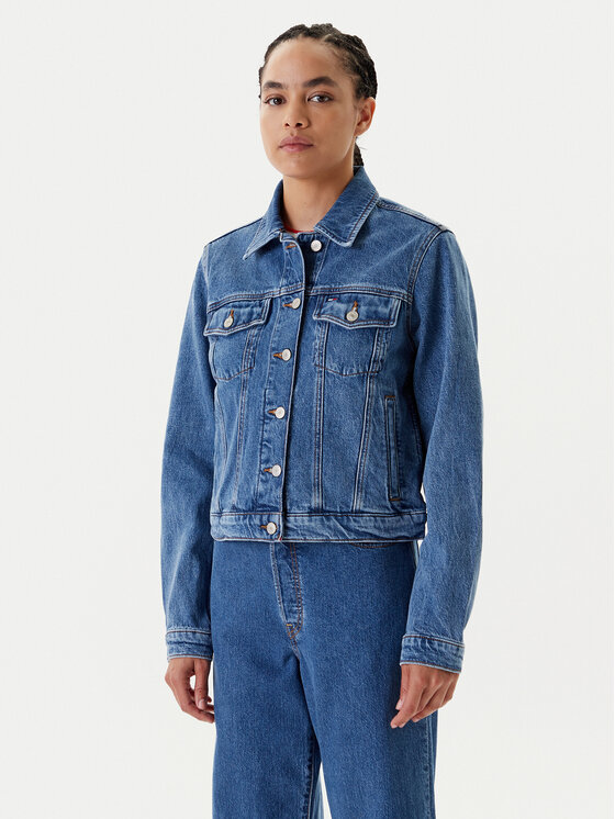 Tommy Jeans Tommy Jeans Jeansová bunda Classic DW0DW21414 Modrá Regular Fit