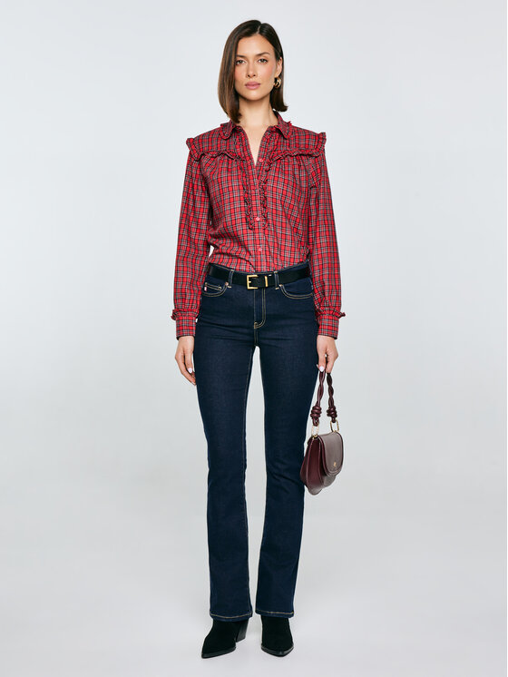 BIG STAR BIG STAR Koszula FRILO Kolorowy Basic Fit