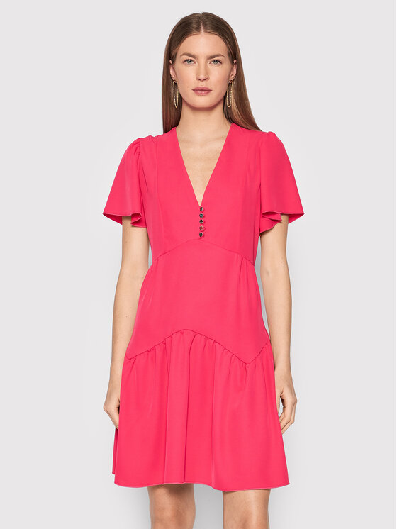 Rinascimento Rinascimento Cocktail obleka CFC0107733003 Roza Relaxed Fit