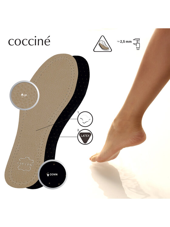 Coccine Coccine Ulošci za cipele Leather&Latex Bež