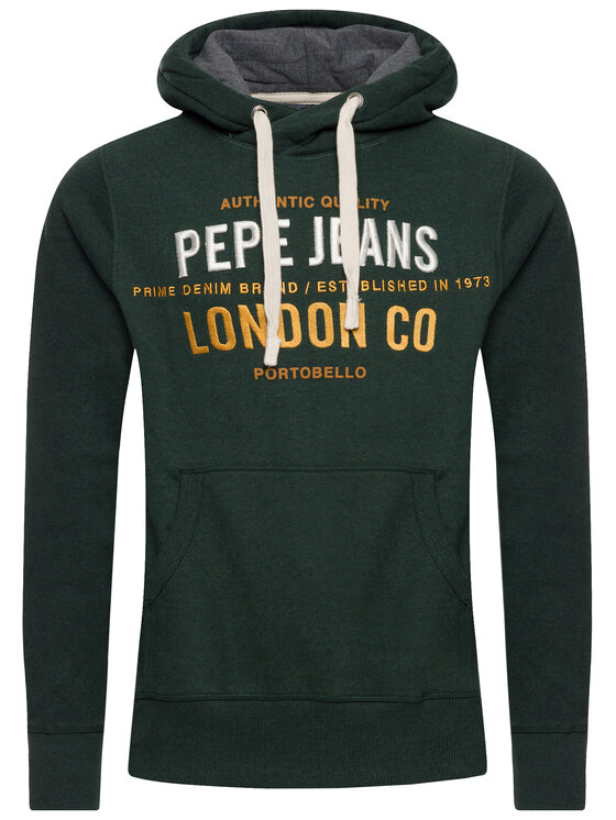 Pepe Jeans Pepe Jeans Суитшърт Neville PM581620 Зелен Regular Fit