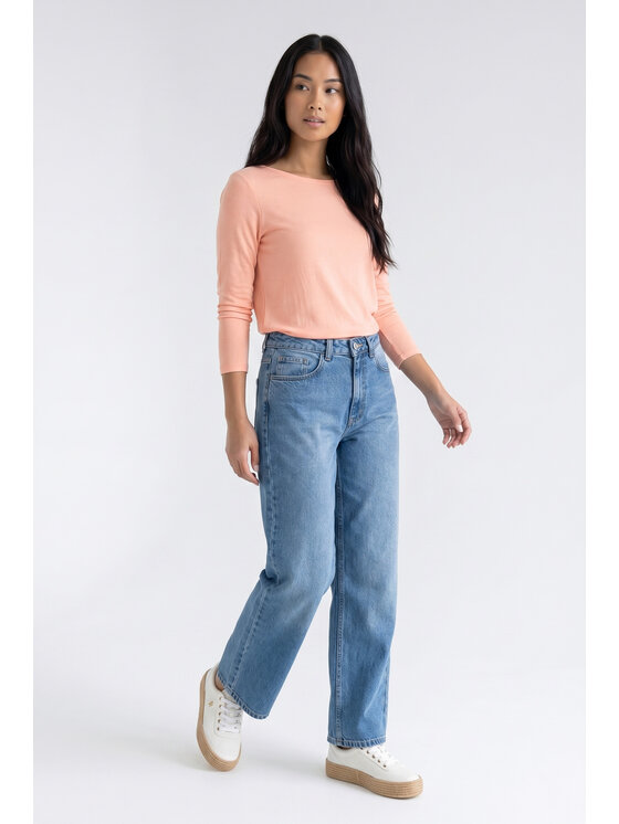 FIGL FIGL Blúzka M1371 Ružová Regular Fit