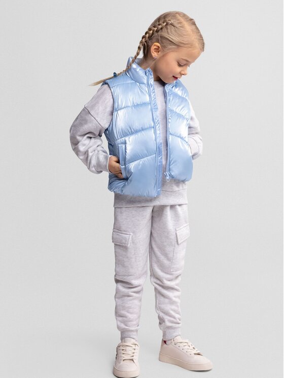minoti minoti Kamizelka 30GILET100 Błękitny Regular Fit