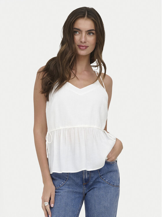 ONLY Top Nele 15370325 Alb Regular Fit