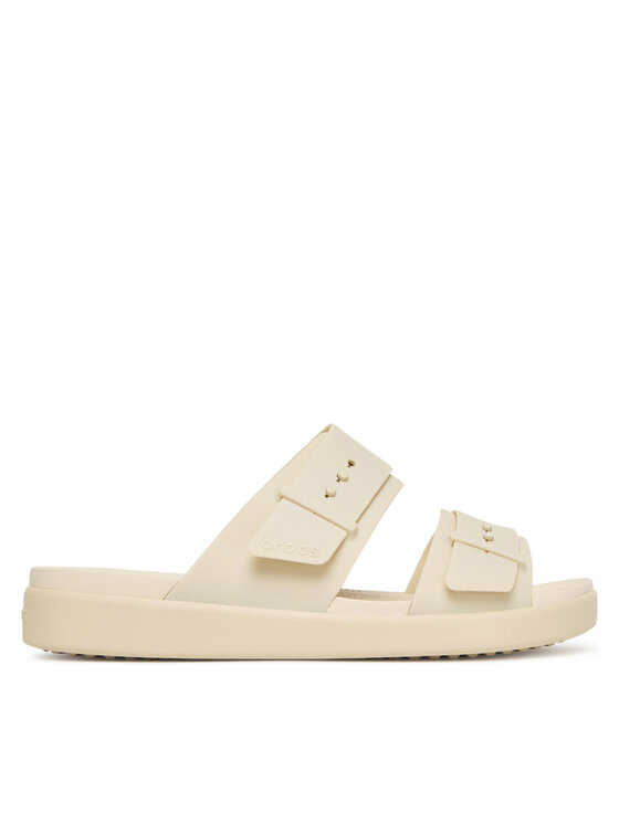 Crocs Crocs Klapki Brooklyn Buckle Low Low 211215 Écru
