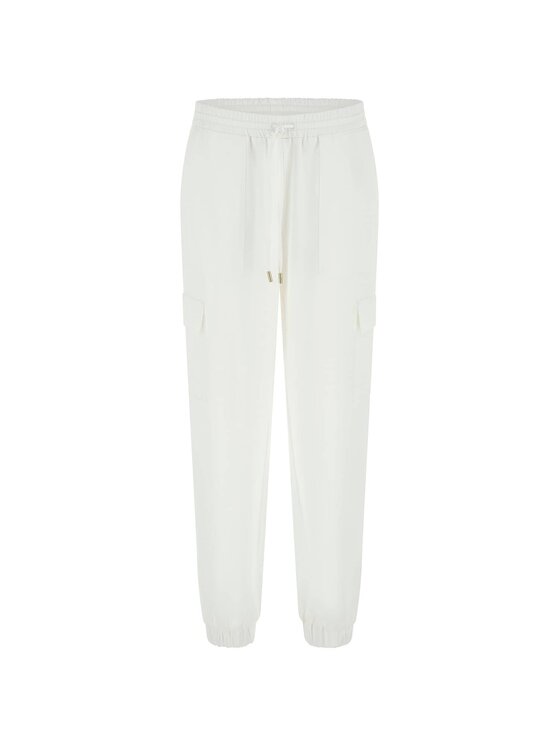 Guess Guess Spodnie materiałowe 172809 Biały Slim Fit