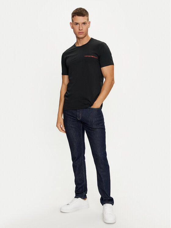 Emporio Armani Underwear Emporio Armani Underwear Marškinėlių komplektas 111267 4F717 23820 Juoda Slim Fit