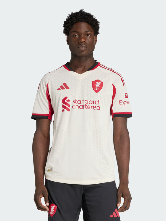 adidas adidas Koszulka techniczna Liverpool Biały Slim Fit