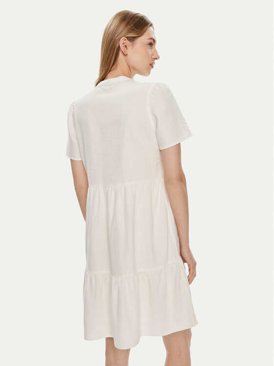 ONLY ONLY Rochie de vară Tiri-Caro 15310970 Alb Regular Fit
