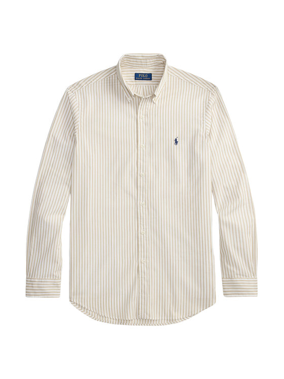 Polo Ralph Lauren Polo Ralph Lauren Srajca 710B15595007 Svetlo bež Custom Fit