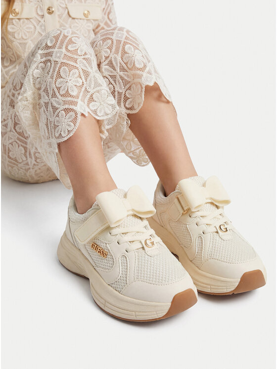 Guess Guess Sneakersy CEO-BIC29275JJKF3GG Écru
