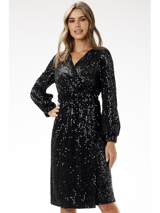 Awama Awama Abito da sera A699 Nero Basic Fit