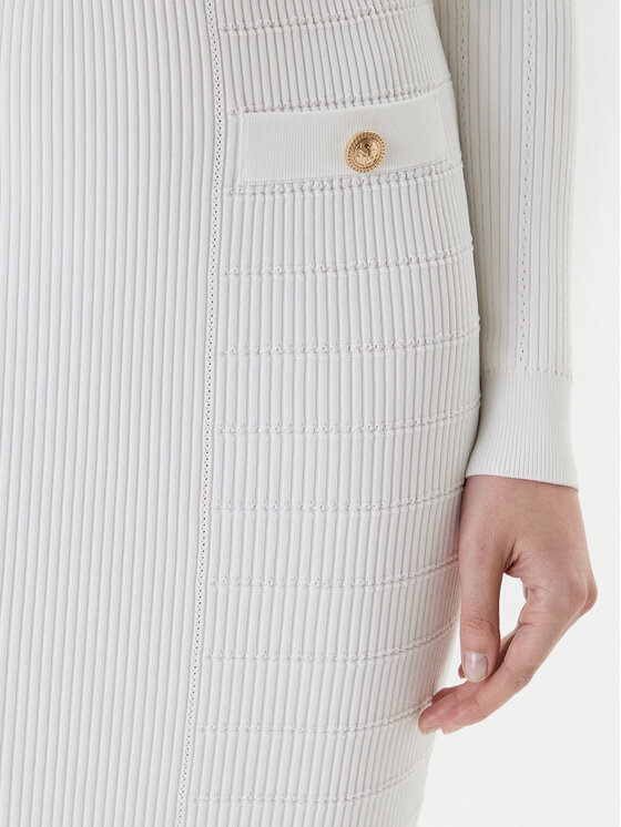 Guess Guess Φούστα pencil W5YD66 Z0130 Λευκό Slim Fit