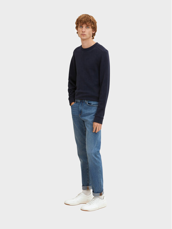 Tom Tailor Jeans hlače 1032773 Modra Slim Fit