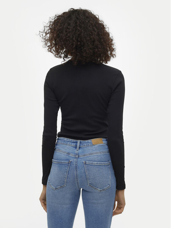 Vero Moda Vero Moda Majica Chloe 10306897 Crna Slim Fit