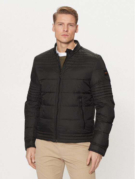 BOSS BOSS Demisezoninė striukė Ostreet 50522217 Juoda Slim Fit
