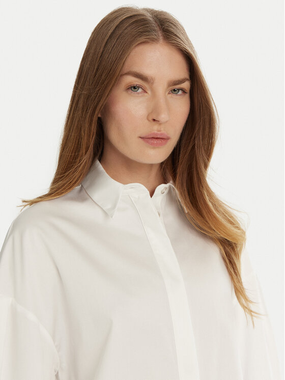 Max Mara Leisure Max Mara Leisure Риза Sapore 2516191017 Бял Relaxed Fit
