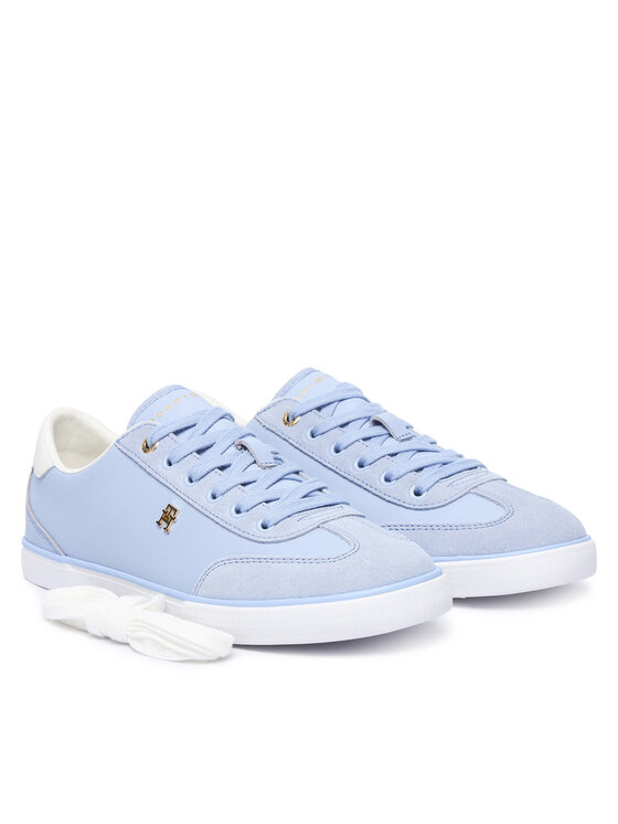Tommy Hilfiger Tommy Hilfiger Αθλητικά Th Chic Low Vulc FW0FW09391 Ανοιχτό μπλε