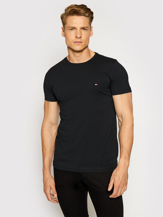 Tommy Hilfiger Tommy Hilfiger Tricou 867896625 Negru Slim Fit