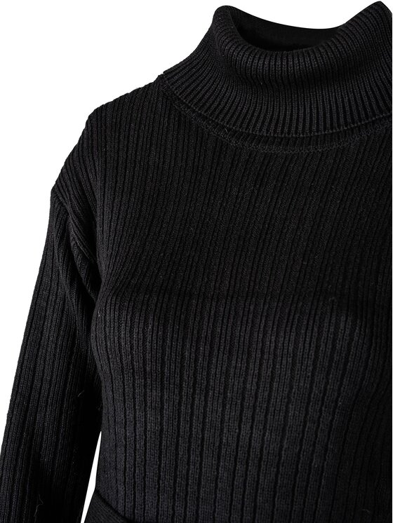 Silvian Heach Silvian Heach Každodenní šaty CVA22072VE Černá Slim Fit