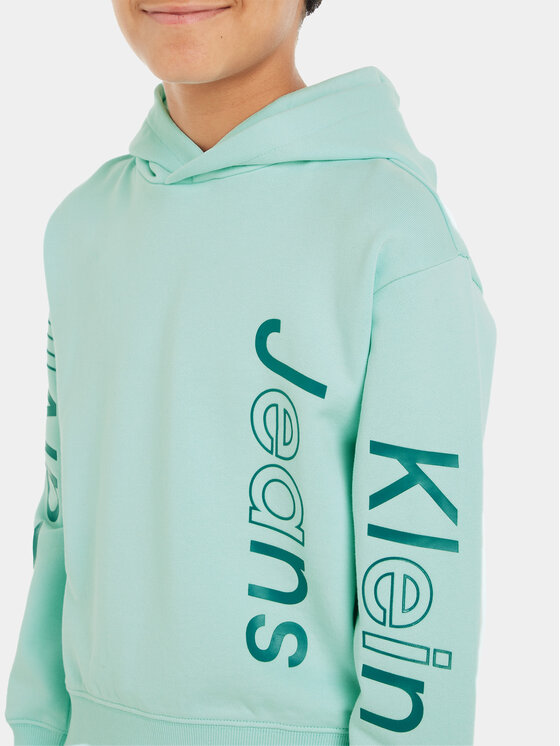 Calvin Klein Jeans Calvin Klein Jeans Džemperis Maxi Inst Logo IB0IB02040 Mėlyna Relaxed Fit