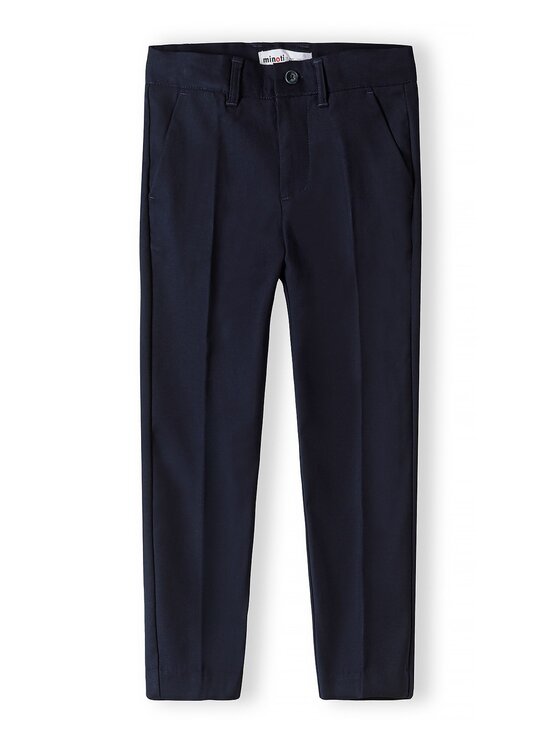 minoti minoti Spodnie materiałowe 29FORMAL251B Granatowy Regular Fit