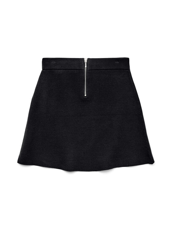 Vero Moda Vero Moda Mini sukňa Saba 10325944 Čierna Regular Fit