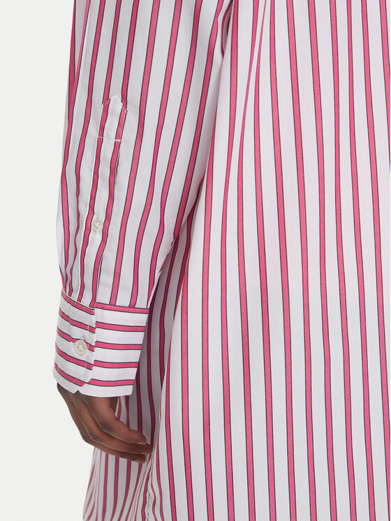 Tommy Jeans Tommy Jeans Sukienka koszulowa DW0DW21122 Różowy Relaxed Fit